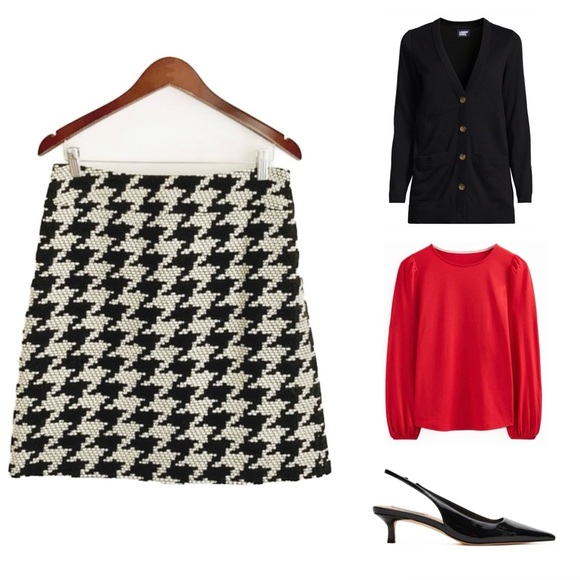 Talbots Houndstooth Skirt - Picture 6 of 15